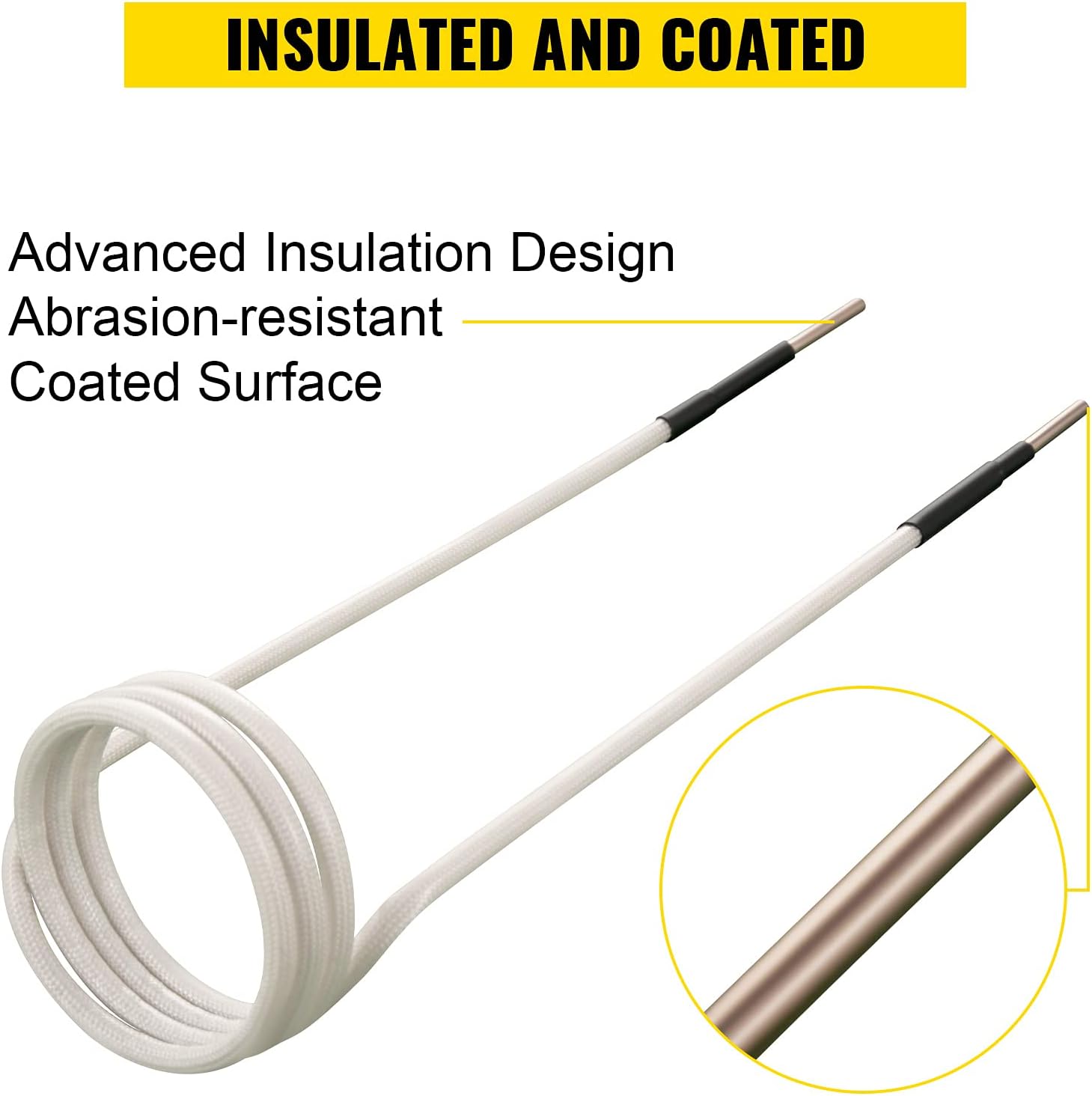 Induction Heater Coil Kit 9PCS Heat Resistant Tool O51303