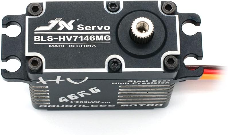 46kg Brushless High Precision Steel Gear Full CNC Digital Servo Motor Pack of 2 V140766