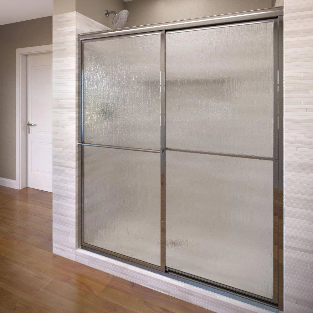 Silver Framed Bypass Shower Door R132