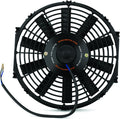 Slim Electric Fan 12" Black Pack of 2 R598