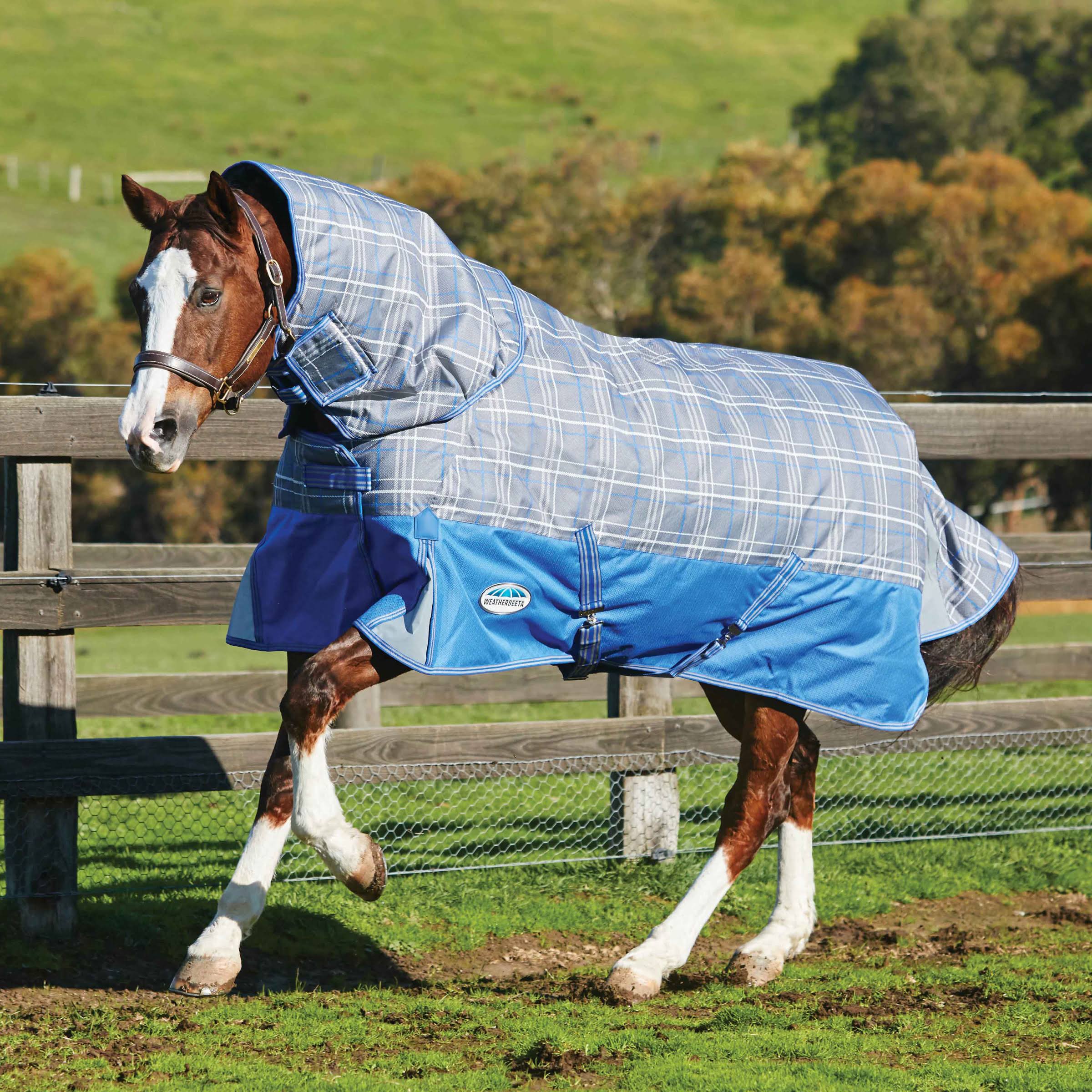 Grey Plaid Detach-A-Neck Medium W63971