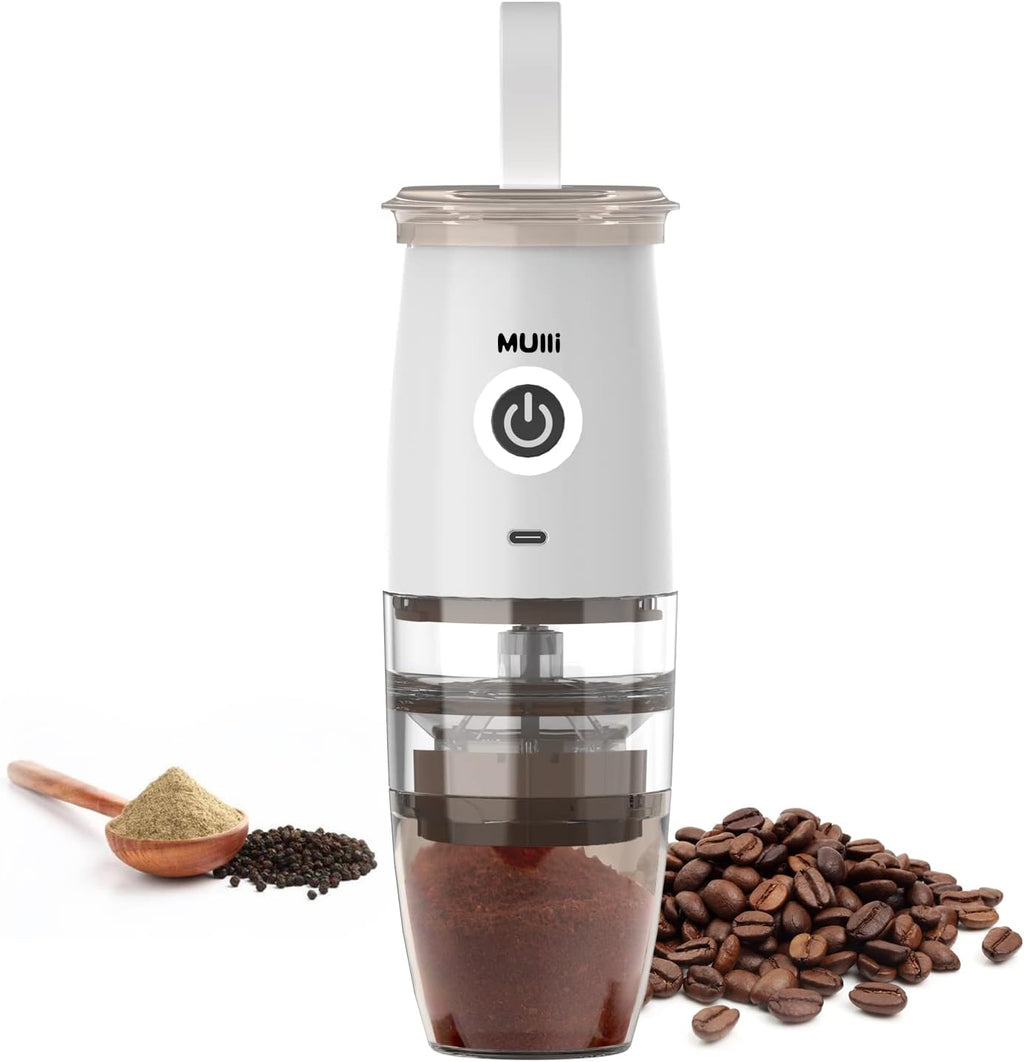 Portable Burr Coffee Grinder, Electric/Manual 2-in-1, Pack of 2 G6497