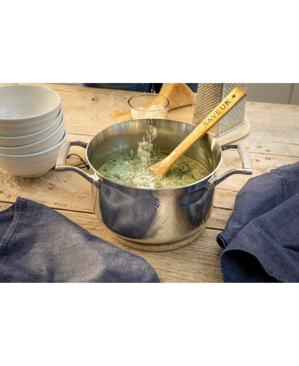 Tri-Ply Stainless Steel 4-Qt. Casserole Pot W5840