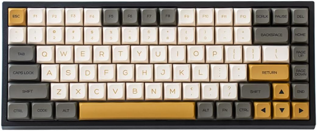 84-Key Hot Swappable Mechanical Keyboard with Translucent ABS Case Z77987