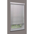 Cordless Faux Wood Blind, White, 22-1/2x22w G6053