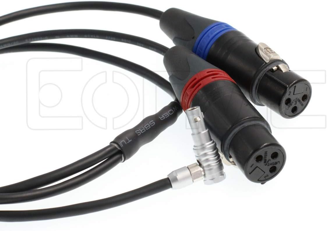 Pack of 2 XLR Female Audio Input Cable B6140