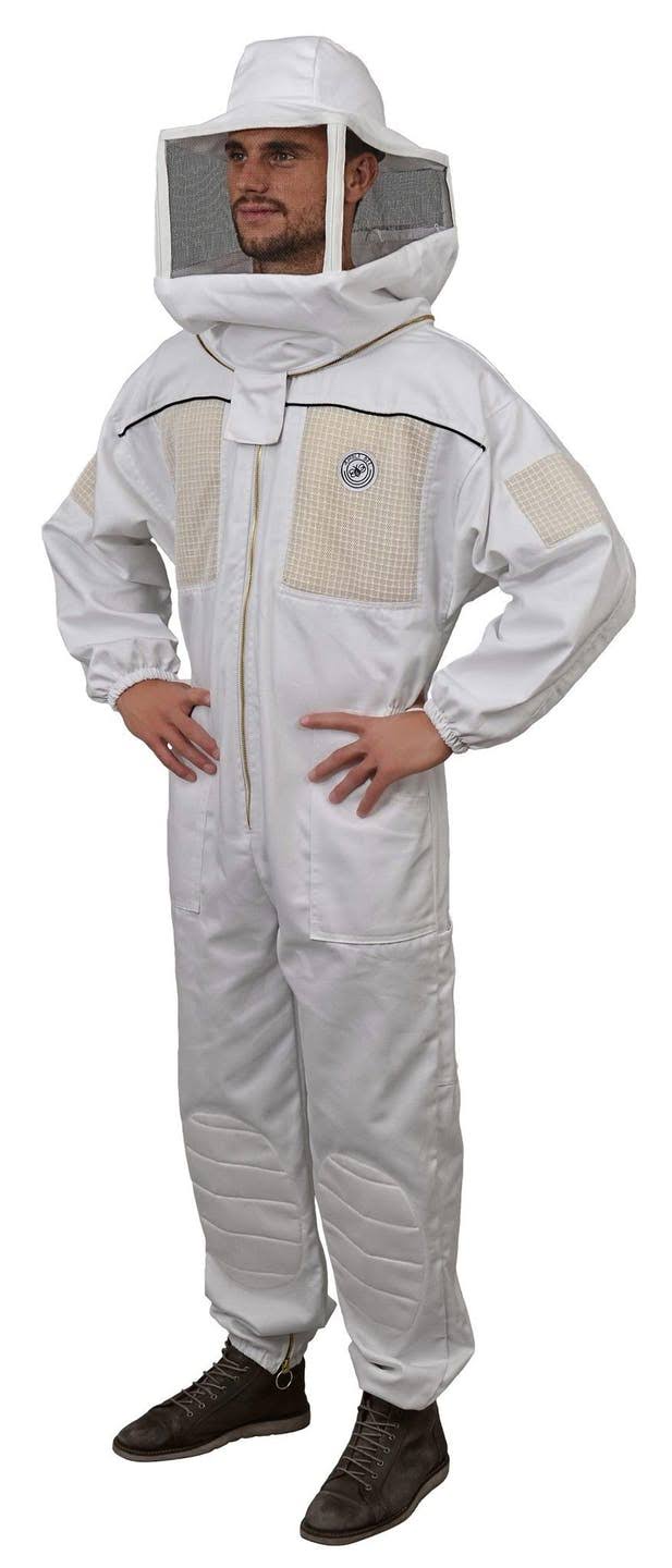 Ventilated Beekeeping Suit with Square Veil (Medium) B315