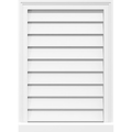 PVC Gable Vent with Brickmould A7900