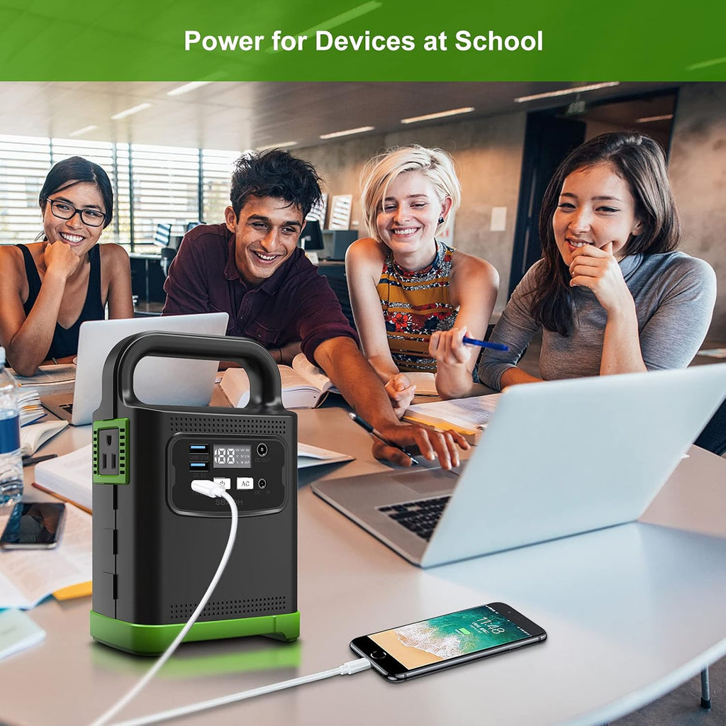 80W AC Outlet Portable Power Station with LED Light J57631