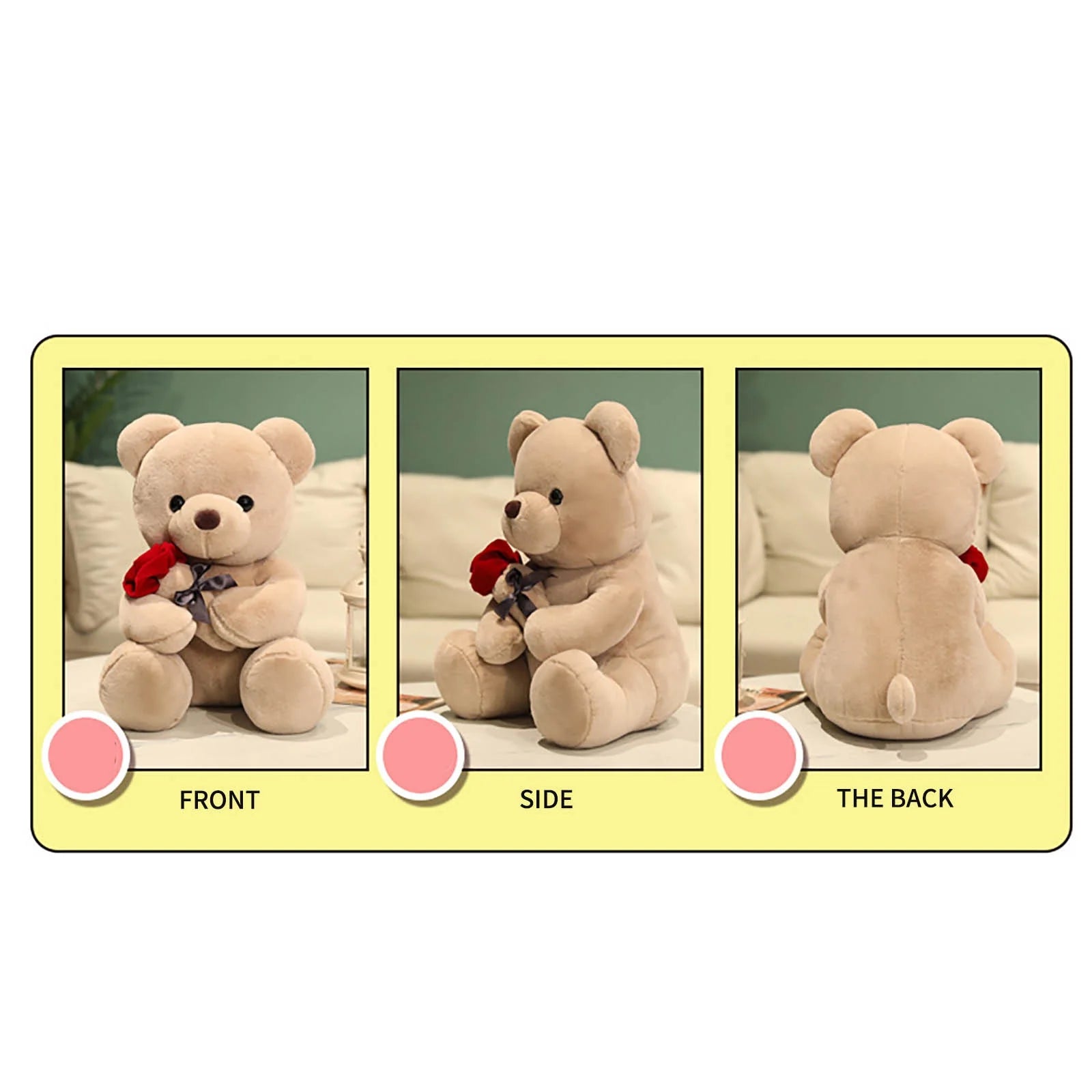 Plush Teddy Bear Stuffed Animal Doll 23cm N976