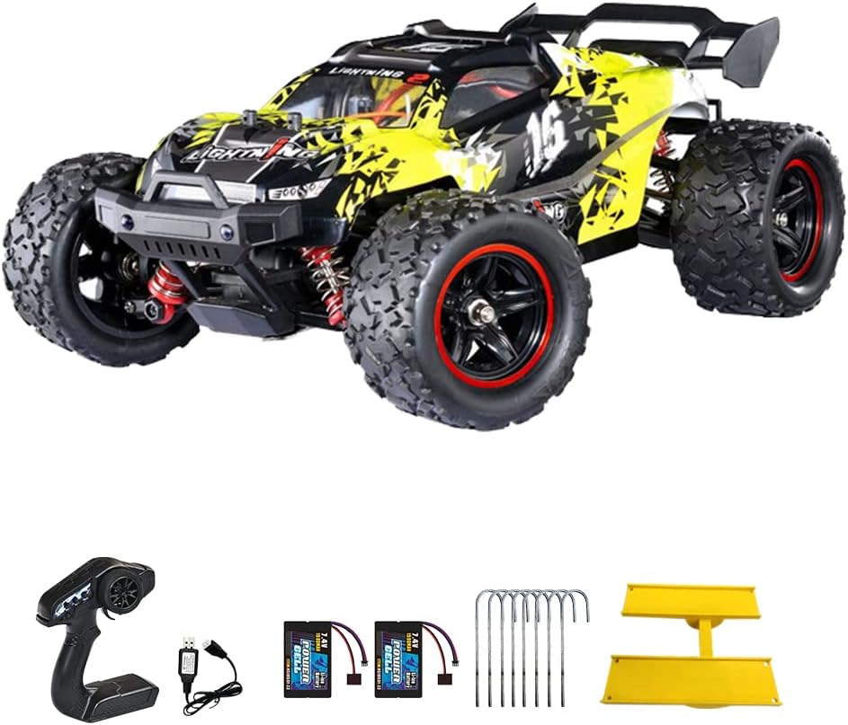 1/18 RC Car 4WD Brushless Offroad Truck with Two Rechargeable Batteries I240