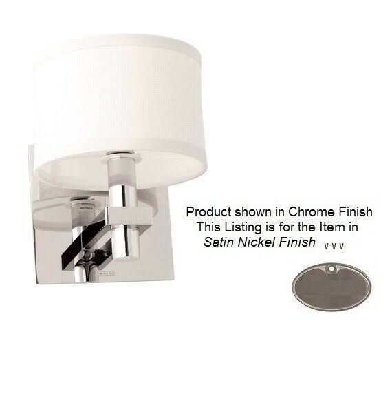 Satin Nickel Frame Single Light Z376