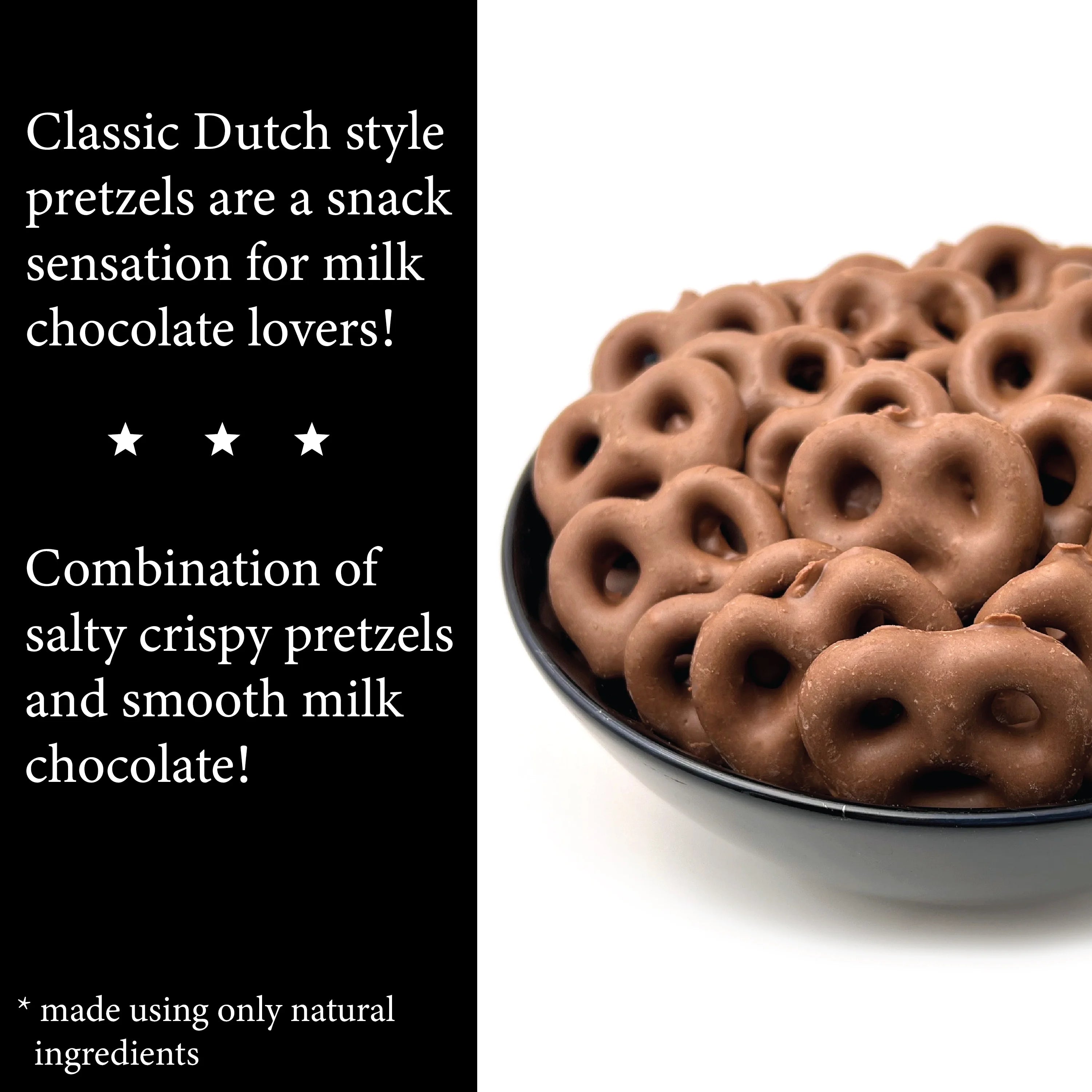Milk Chocolate Covered Pretzels, 12 Ounce Bag (3 Pack) F99320