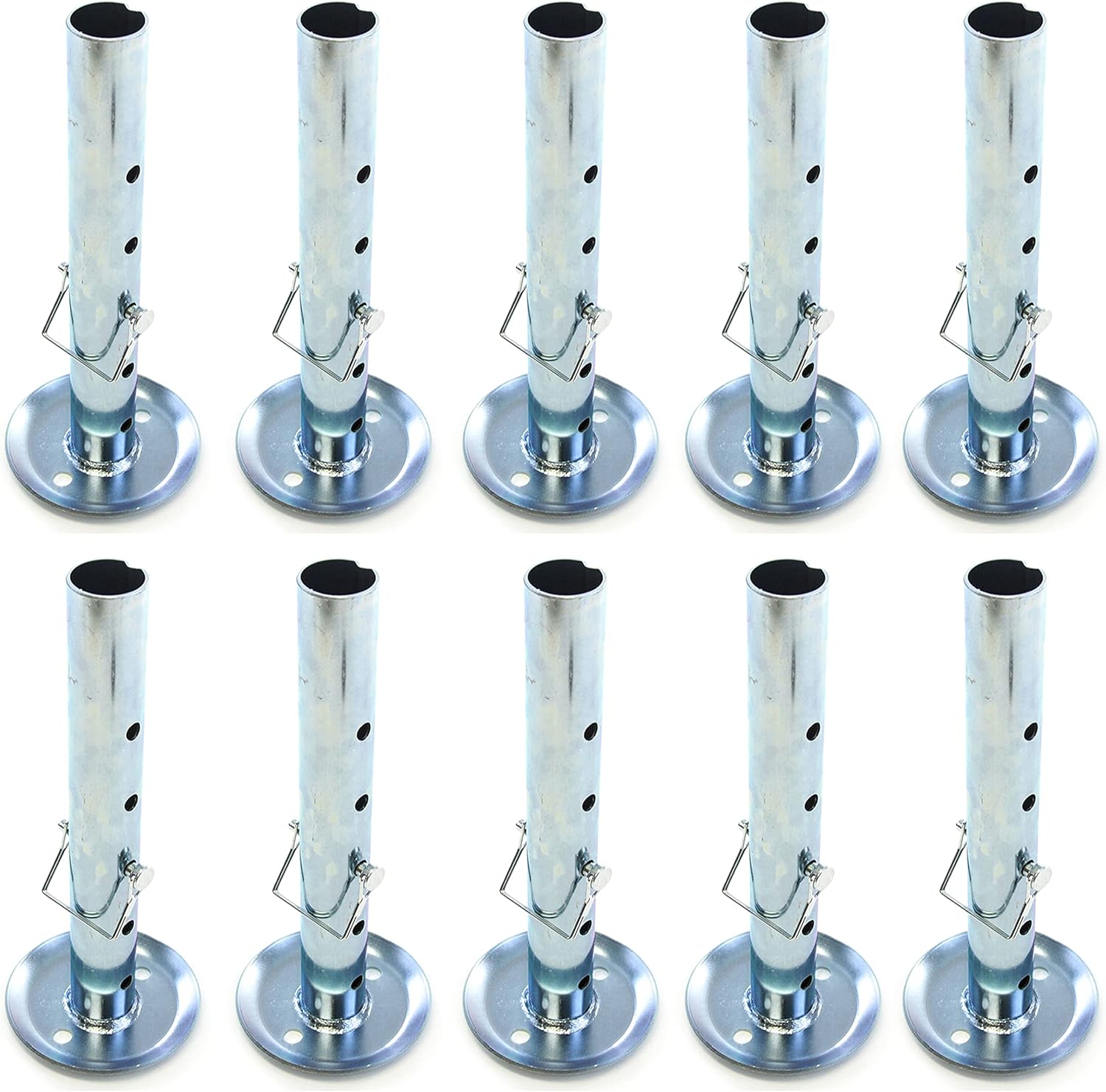 Jack Stand Drop Legs for 2 Inch Inner Diameter Jacks Foot Pad Insert V149996