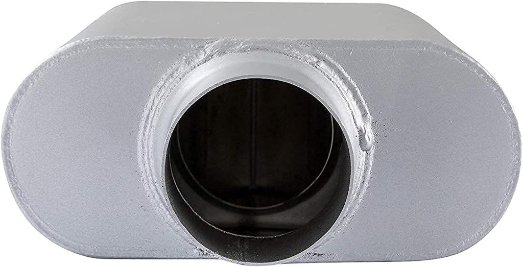 3 inch Inlet 3 inch Outlet Performance Automotive Muffler Exhaust Pack of 2 D4009