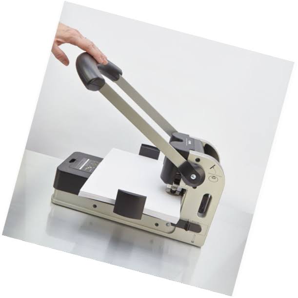 Extra Heavy-Duty Two-Hole Punch, 300 Sheets, Gray A216232