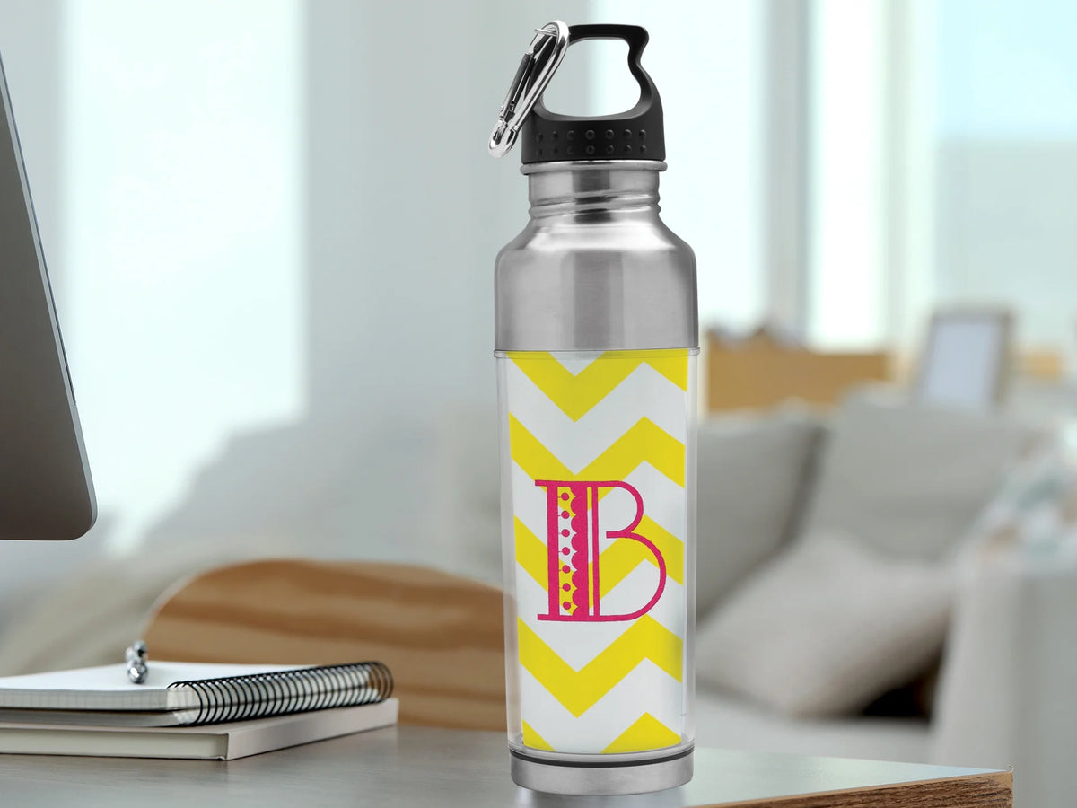 15 oz Stainless Steel Photo Water Bottle Pack of 24 Z8887