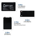 12V 9Ah Battery 6 Pack E484
