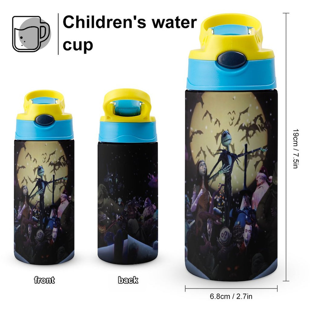 Insulated Stainless Steel Water Bottle with Straw Q996