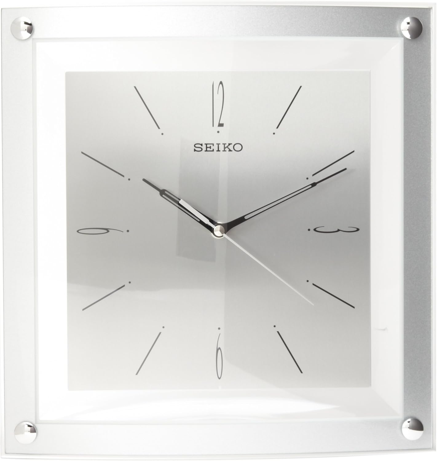 Silver-Tone Wall Clock M693725