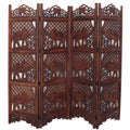 Carved Wood Room Divider L297962