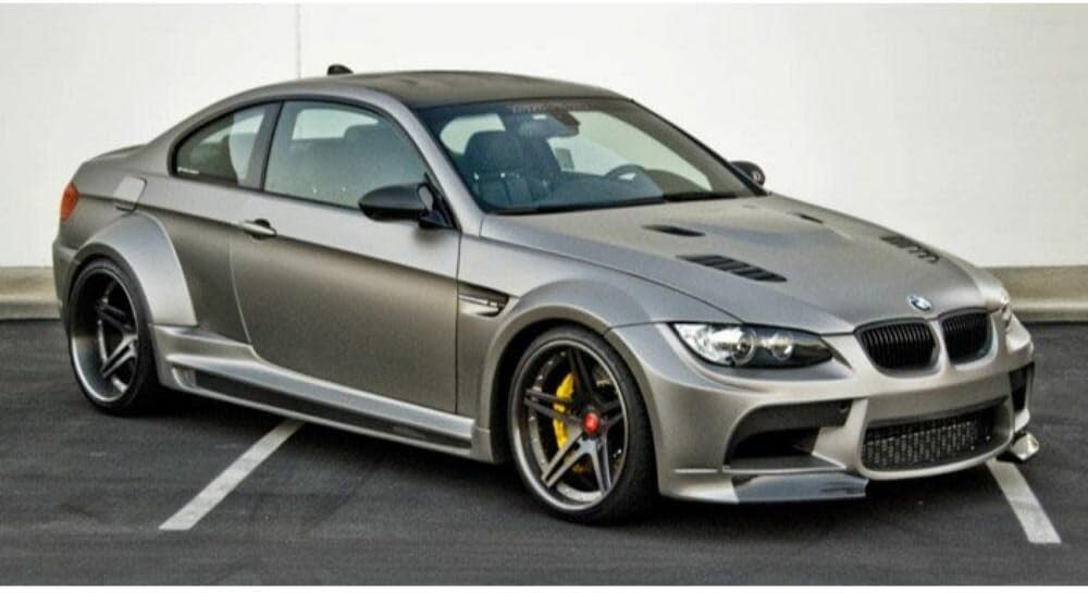 5ft x 5ft Brushed Titanium Car Wrap Vinyl Film Q69577