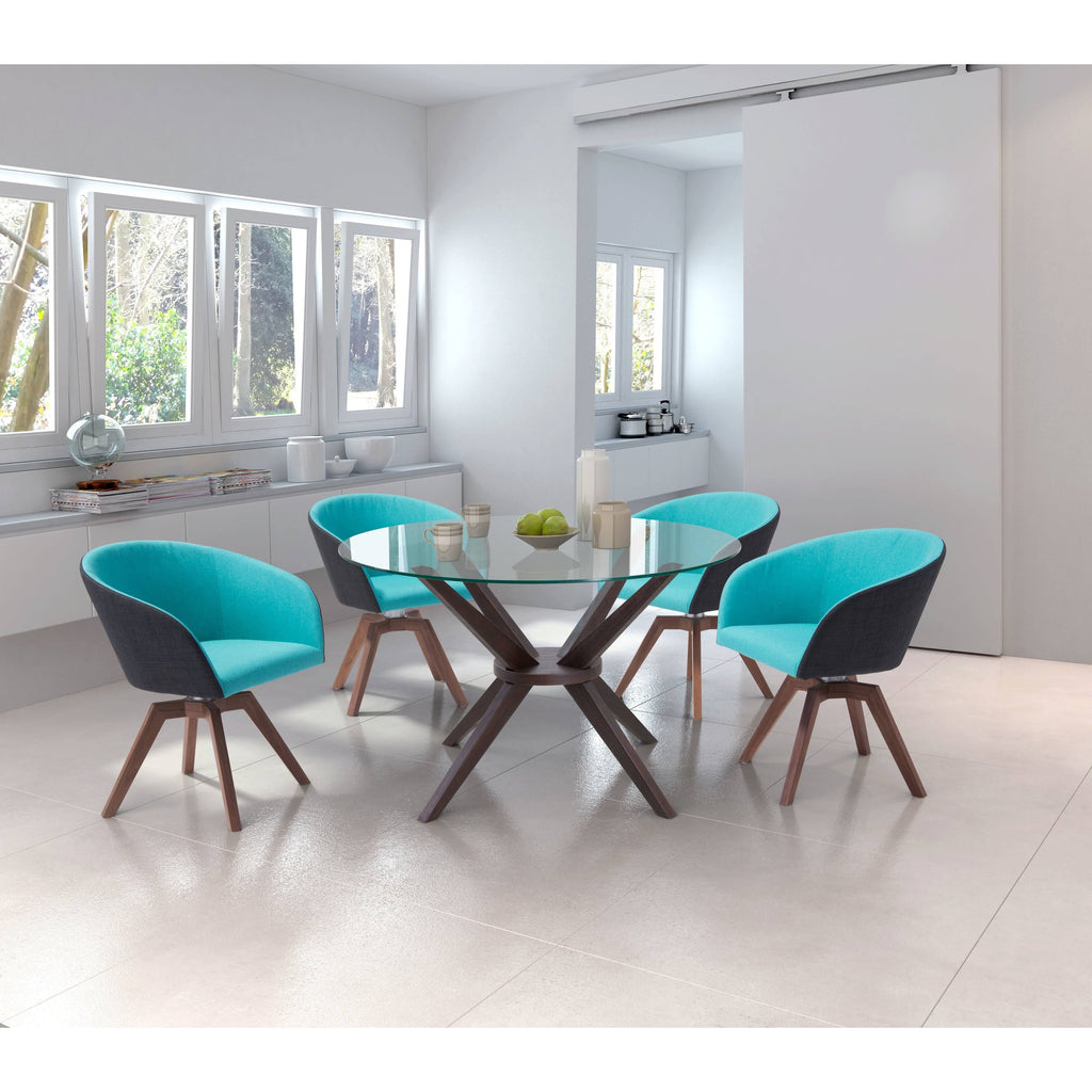 Blue & Gray Dining Chair (Set of 2) P703520