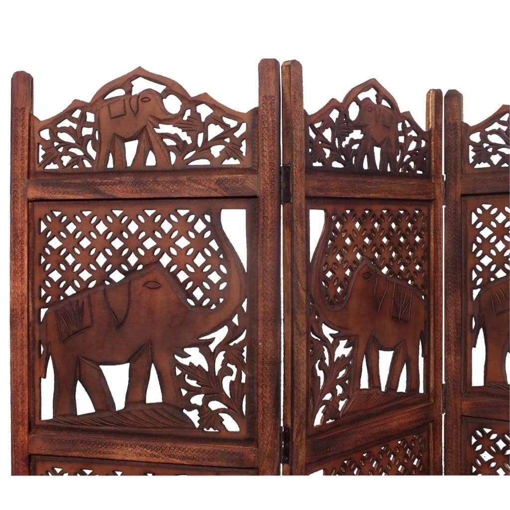 Carved Wood Room Divider L297962