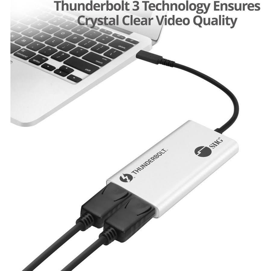 Thunderbolt 3 to Dual DP 1.2 Adapter C98644
