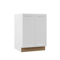 White Full Door Height Bathroom Vanity Base Cabinet D696492