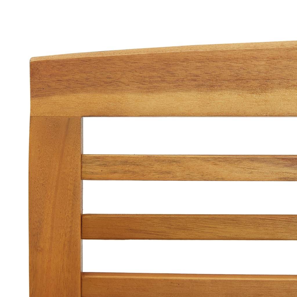 4 Piece Solid Acacia Wood Garden Lounge Set K210