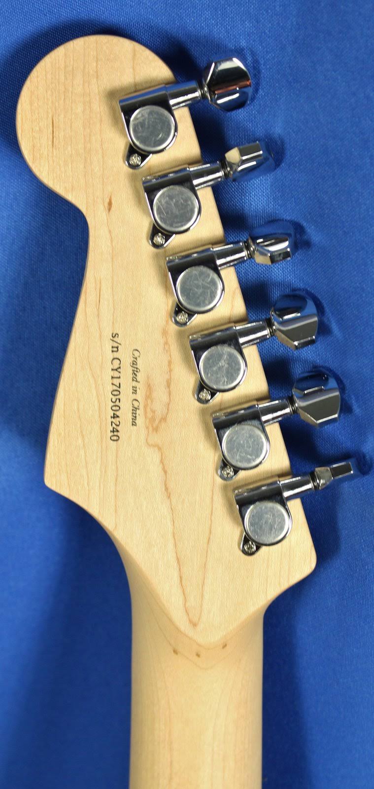 Pearl White Stratocaster HH Electric Guitar W32569