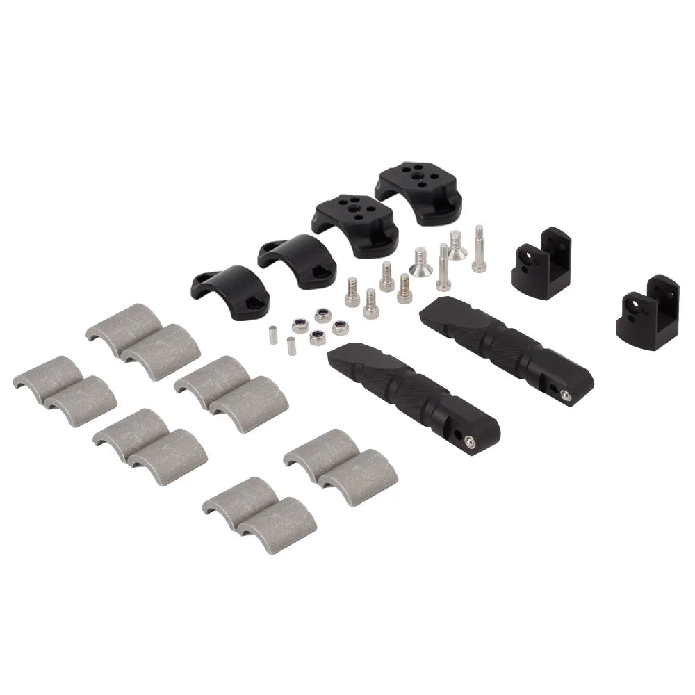 Universal Motorcycle 360 Rotatable Highway Crash Bar Foot Pegs S922
