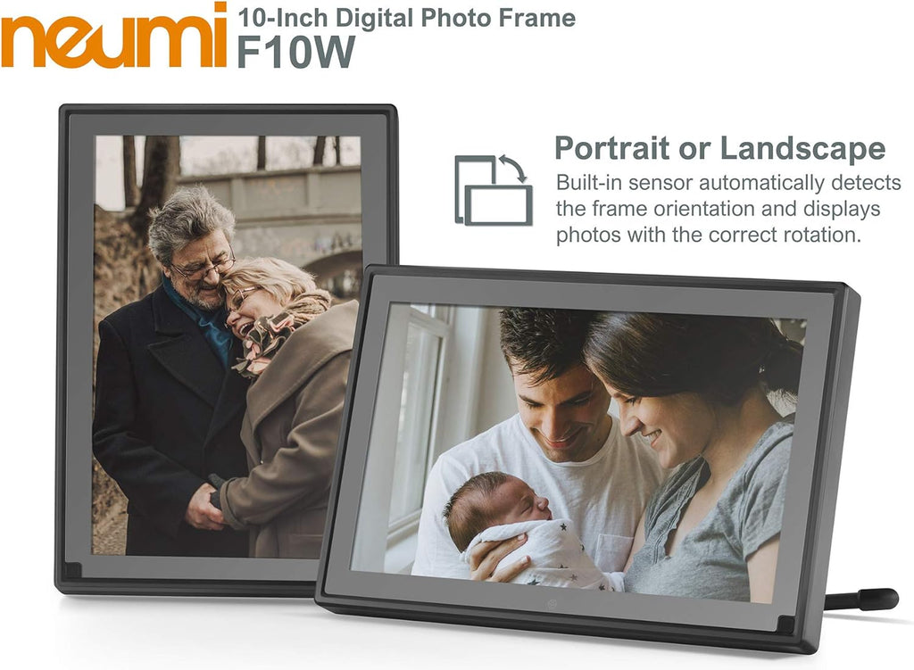 10-Inch IPS LCD Digital Photo Frame Pack of 2 G3090