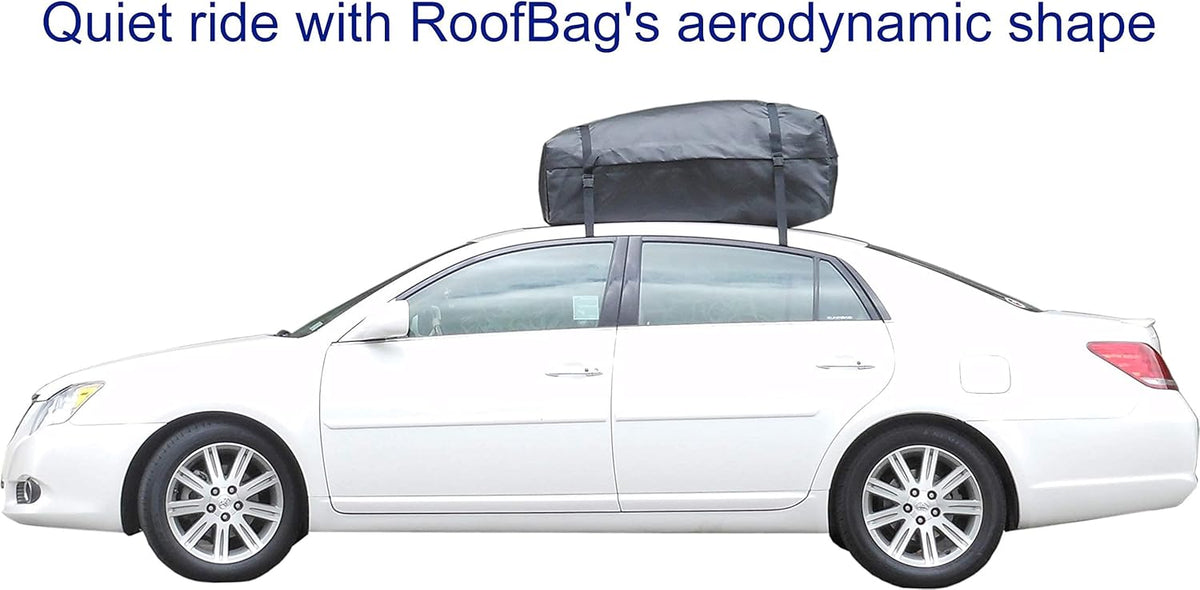 11 Cubic Feet Waterproof Rooftop Cargo Carrier with Straps and Storage Bag N53931