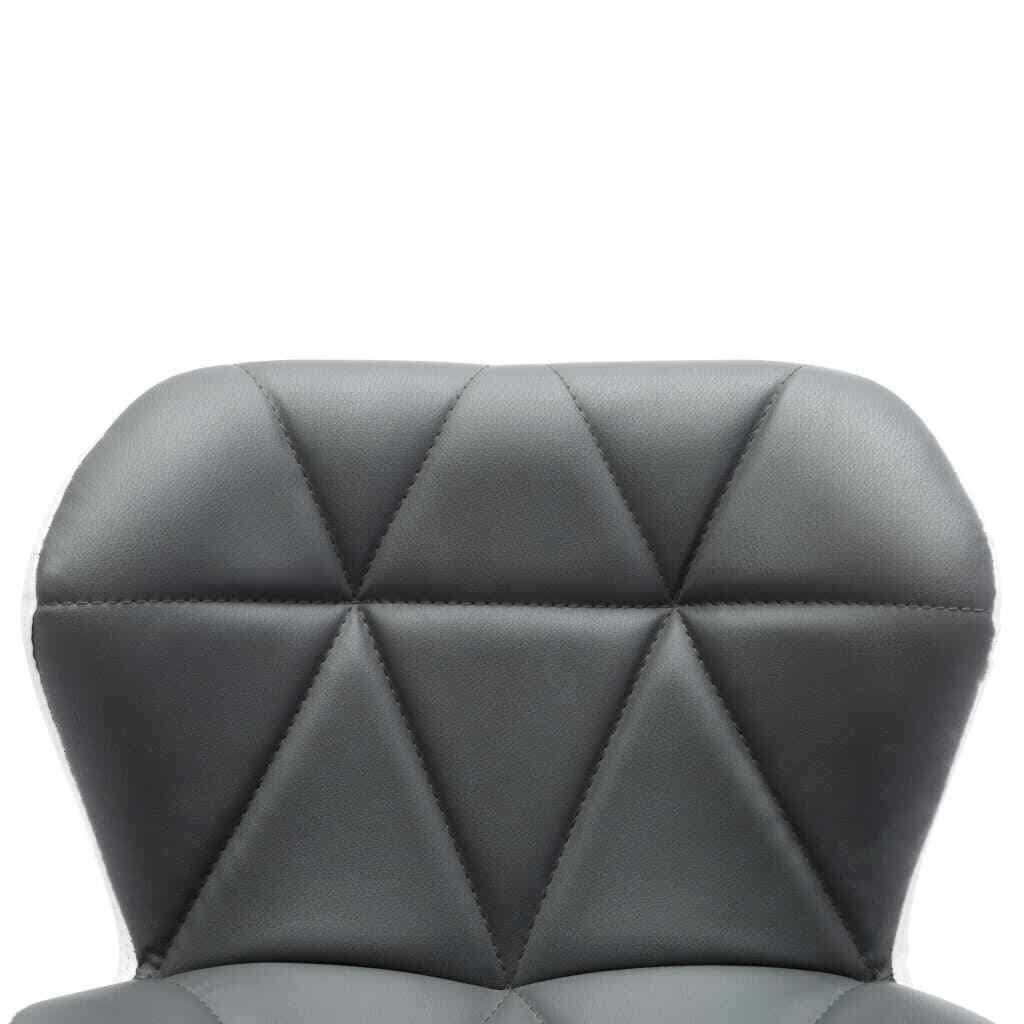 Gray Faux Leather Bar Stool B265
