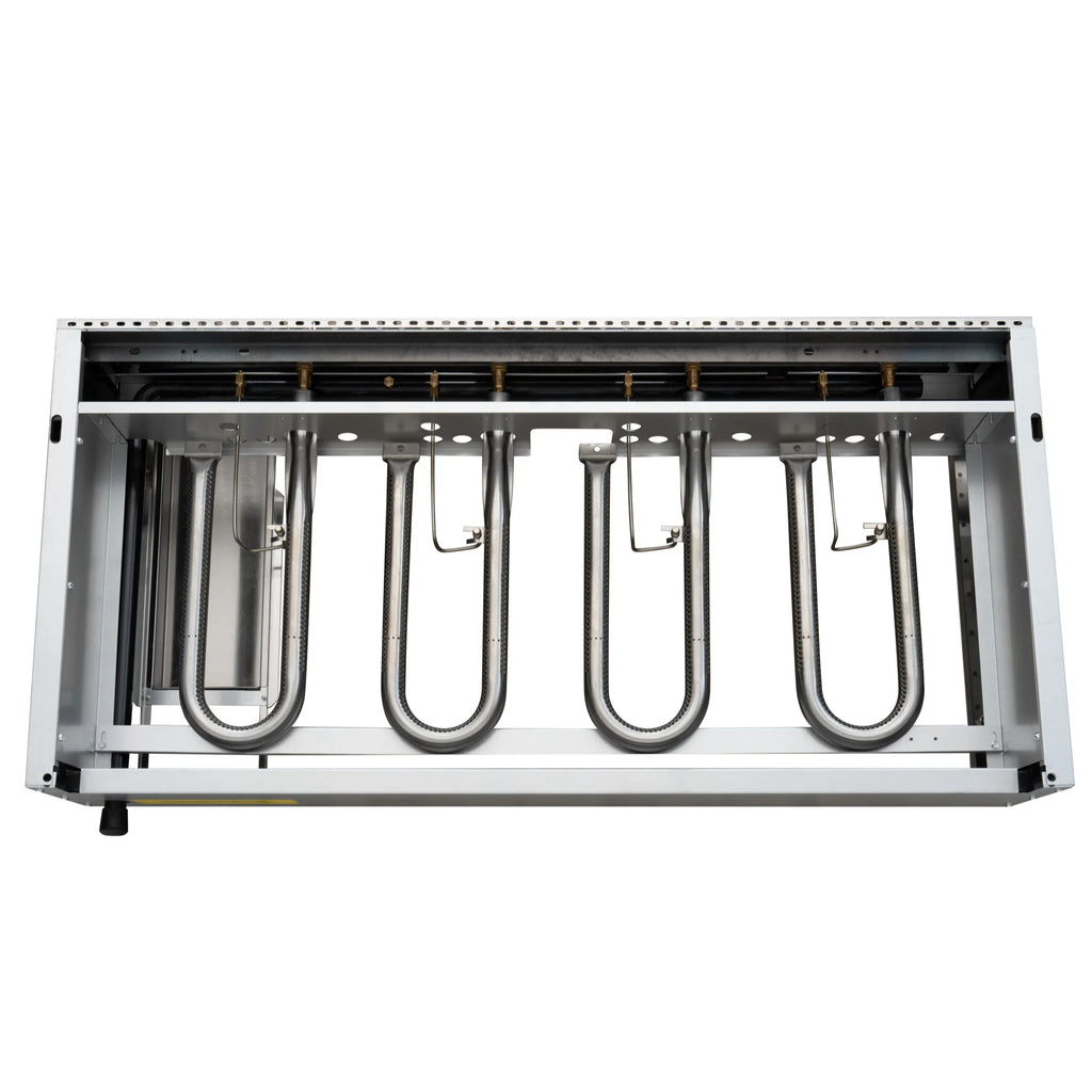 48 in. Natural Gas 4-Burner Griddle with 120,000 BTUs in Stainless-Steel S227