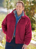 Brick Red Microfiber Jacket R909