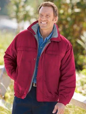Brick Red Microfiber Jacket R909