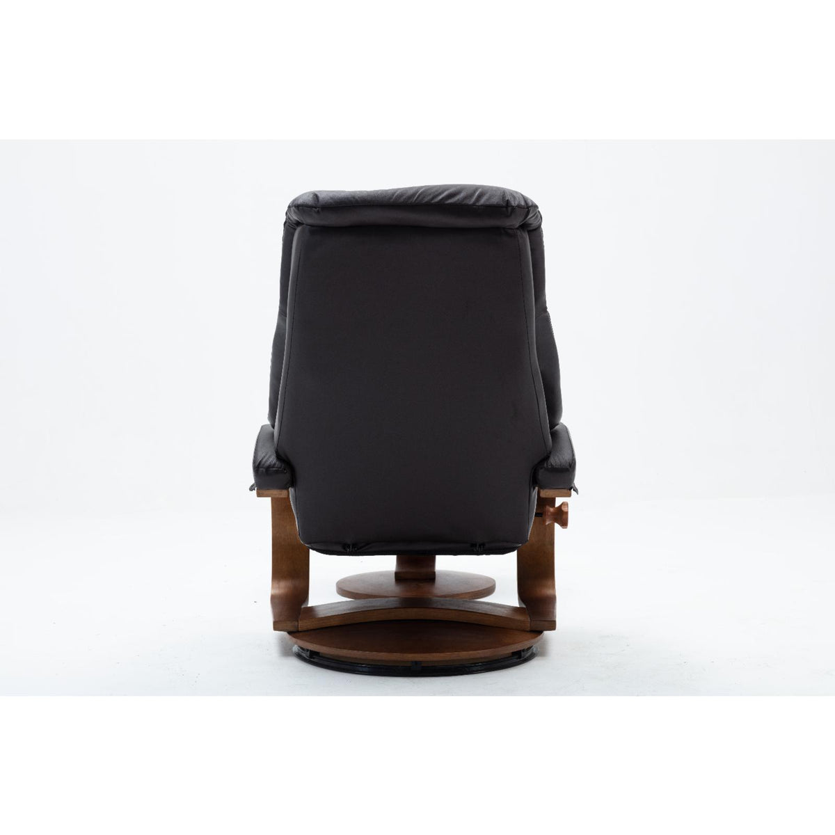 Top Grain Leather Recliner and Ottoman Y155167