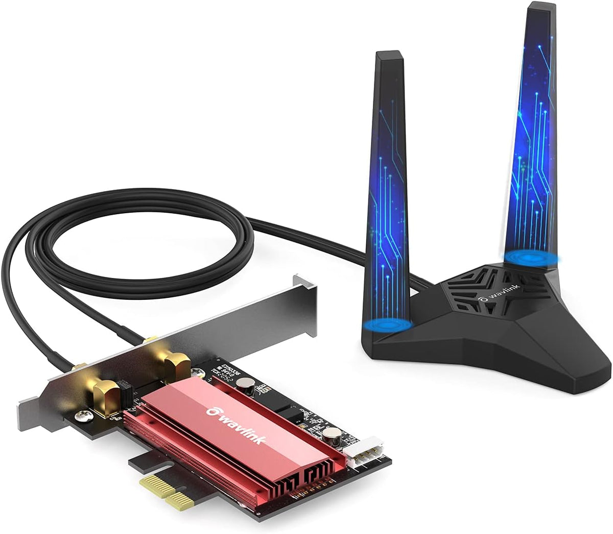 WiFi 6 AX3000 PCIe WiFi Card, Bluetooth 5.2, Dual Band Wireless Adapter, Pack of 2 P2535