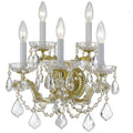 Gold Crystal Sconce L141