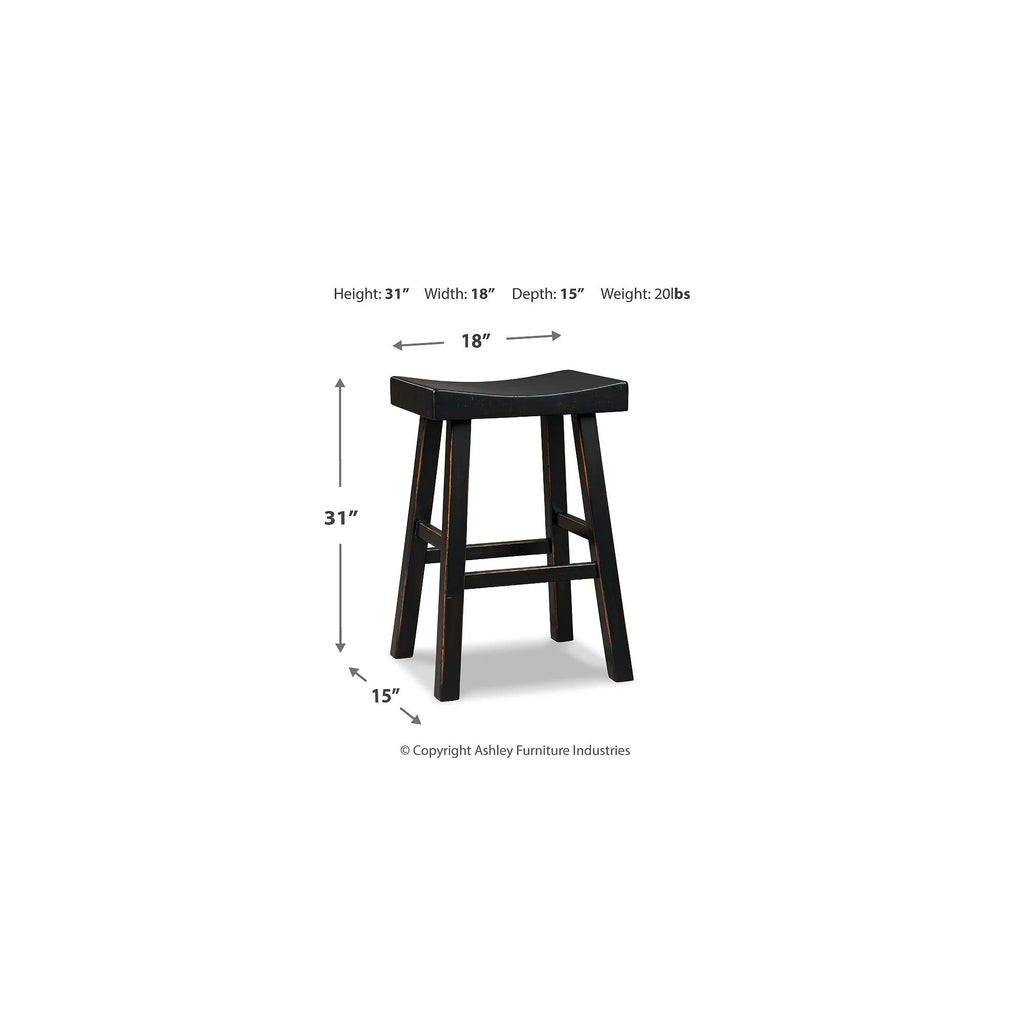 Saddle Barstool, Set of 2 A831188