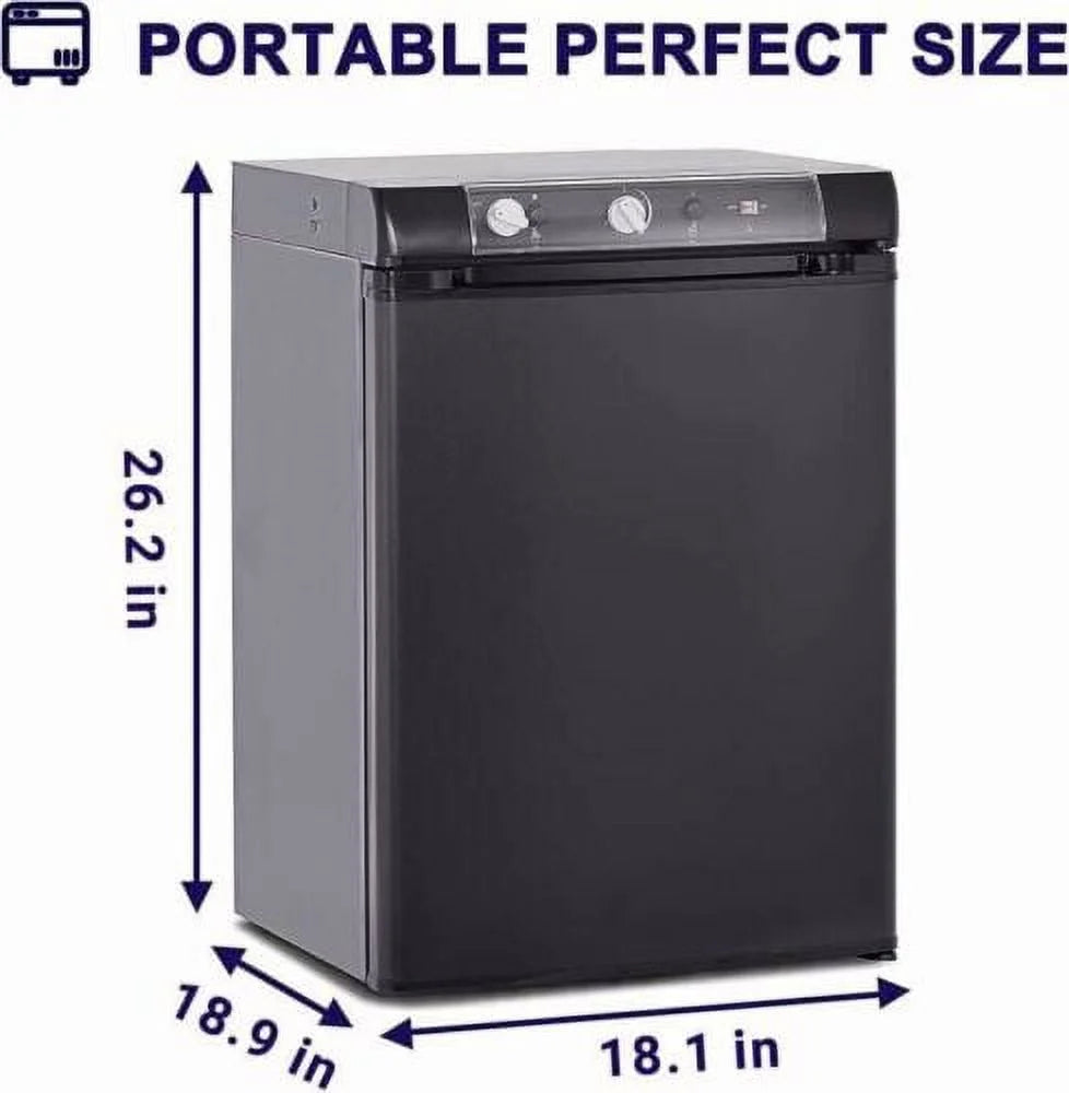 2.1 Cu Ft Propane Gas RV Compact Refrigerator Y95317