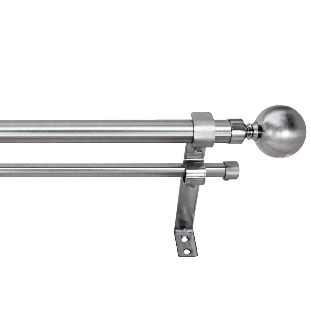 Silver 72-144 Ball Double Rod Set L748