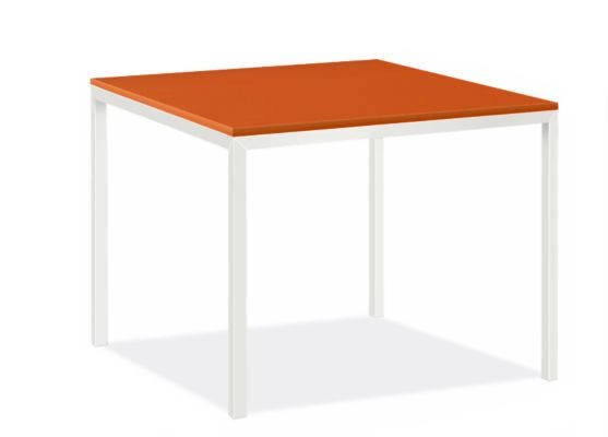 Orange Recycled HDPE Patio Table I181