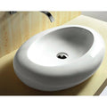 Ceramic Oval Vessel Bathroom Sink K375
