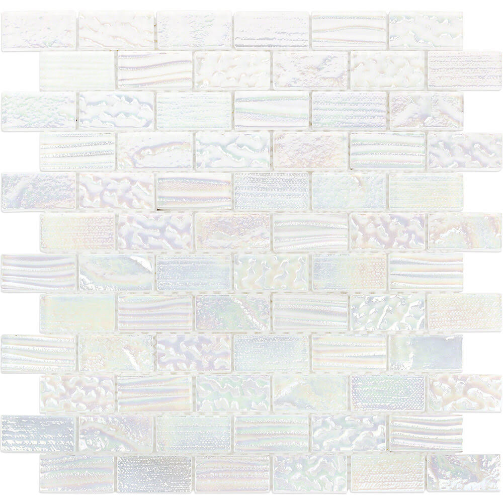 Black Glass Mosaic Tile J8980