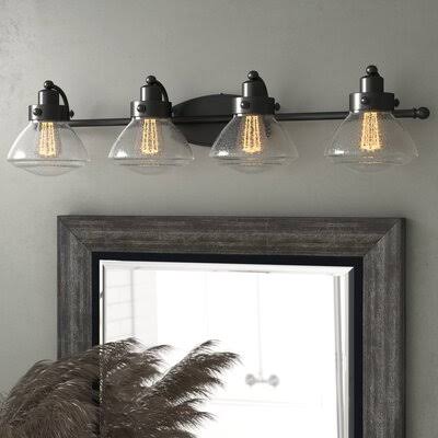 Metal 4-Light Vanity Light F2056