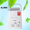 6L 12KW LPG Propane Gas Tankless Water Heater with Shower Head Kit L33264